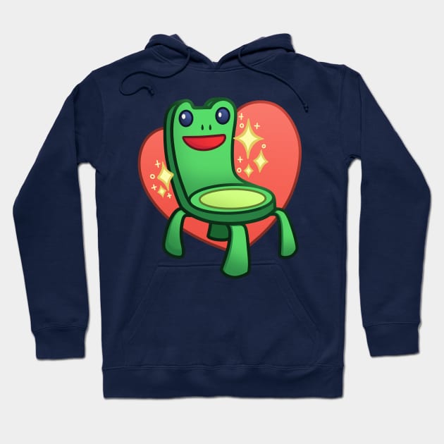 Froggy Chair Hoodie by ChristaDoodles